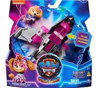 PAW Patrol : The Mighty Movie, Airplane Toy with Skye Mighty Pups Action Figure, Lights and Sounds, Kids Toys for Boys & Girls 3+