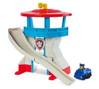 Paw Patrol Mini Headquarters Control Tower with 1 Track for Vehicles and 1 Vehicle from Chase - Playset - Ages 3+ Years - Multicoloured