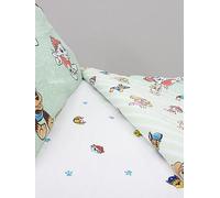 Paw Patrol Missions Fitted Sheet White/Blue