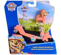 Paw Patrol, Moto de sauvetage Liberty, Moto avec figurine articulée à collectionner, jouets respectueux de la planète pour les garçons et les filles à partir de 3 ans