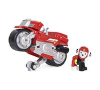 PAW PATROL Moto Pups Motorcycles | Pull Back Motor and Characters, Figure:Marshall
