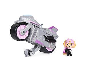 PAW PATROL Moto Pups Motorcycles | Pull Back Motor and Characters, Figure:Skye