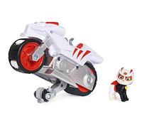 PAW PATROL Moto Pups Wildcat Figure with Pull-Out Motor with Wheelie Function - Toy Car