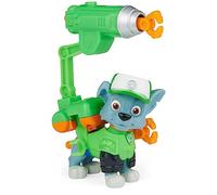 Paw Patrol, Movie Collectible Rocky Action Figure with Clip-on Backpack and 2 Projectiles, Kids’ Toys for Ages 3 and up
