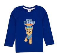 Paw Patrol Navy Blue Long Sleeve T-Shirt, Boys' Heroic Print Crew Neck Top (UK, Age, 3 Years, 4 Years, Regular, Navy)