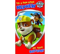 Paw Patrol Nephew Birthday Card, Multi, PA005