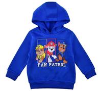 Paw Patrol Nickelodeon Chase Rubble and Marshall Boys Hoodie for Toddlers and Big Kids - Blue