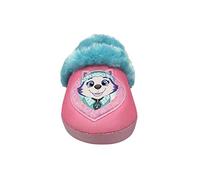 Paw Patrol Nickelodeon Girl's Plush Slipper, Pink/Blue, X-Small