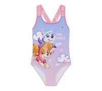 Paw Patrol Official Girl's Swimwear, One Piece Swimming Costume Featuring Skye and Everest, Pink, Age 3-4 Years