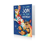 Paw Patrol Official Son Birthday Card, To A Super Son, Multiple Colours
