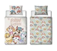 Paw Patrol Officially Licensed Toddler Cot Bed Duvet Cover | Sketchy Design Reversible 2 Sided Junior Bedding Including Matching Pillow Case Brands