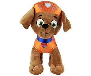 PAW PATROL P:os 76967 Cuddly Animal Dog Zuma, Helper on Four Paws, Approx. 27.5 cm Tall, Cute Plush Animal for Playing and Cuddling, Ideal as a Gift for Boys and Girls