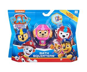 Paw Patrol, Pack of 3 Marshall, Chase and Skye Baby Bath Sprayers for Ages 3+