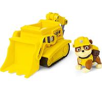 PAW PATROL Paw Patrol 6054970 Rubble’s Bulldozer Vehicle with Collectible Figure, for Kids Aged 3 Years and Over, Multicolour