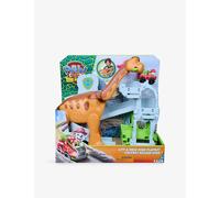 Paw Patrol: The Dino Movie, Lift and Race Dino Playset with 25,4 cm Brachiosaurus, Marshall Pup Squad Racer and Rhubarb Action Figure, Fun Preschool Toys for Girls and Boys Ages 3+