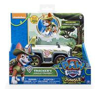 Paw Patrol Pup And Vehicle - Tracker's Jungle Cruiser - Spinmaster