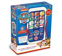 Paw Patrol Toys PAW01 Paw Patrol My First Smart Phone Toy for Kids-Helps Child Development, Recognition, Listening and Motor Skills-Features Fun Interactive Activities, 3+ Years, Blue / White