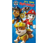 Paw Patrol Personalised Birthday Card With Sticker Sheet