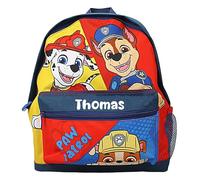 Paw Patrol Personalised Boys Backpack Bag School Rucksack (Multicoloured)