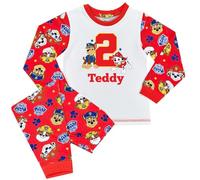 Paw Patrol Personalised Boys Pyjamas Number Age Name PJs (Paw Number, 2-3 Years) Multicoloured
