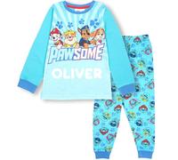 Paw Patrol Personalised Pyjama for Kids Long Sleeve Winter PJ Soft and Comfortable Gift for Boys and Girls PJ Set Age 4/5 - Blue