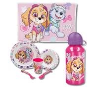 Paw Patrol Pink Dinner Set With Mat Paw Patrol Pink One Size