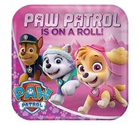 Amscan 551665 - Pink Paw Patrol Paper Party Plates - 8 Pack