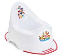 Paw Patrol Potty High-Back Toddler Potty with Handles, Non-Slip & Front Splash Guard, Lightweight & Easy Clean Hygienic Plastic, Portable, for Age