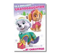 Paw Patrol Granddaughter Christmas Card