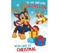 Paw Patrol PTX10 Grandson Christmas Card