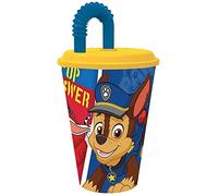 Paw Patrol Pup Power Easy Sport Tumbler with Lid and Straw for Easy and Safe Drinking, 430ml