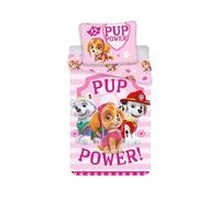 Paw Patrol Pup Power Single Cotton Duvet Cover Set - European Size