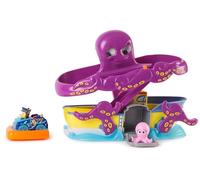 Paw Patrol Pup Squad Octopus Rescue Playset, 6,3 cm Chase Toy Car & Baby Octopus Figure, Pretend Play Kids Toys for Boys and Girls Ages 3 and Up