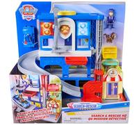 Paw Patrol: Pup Squad, Search & Rescue HQ Playset with Chase Pup Squad Racer, Humdinger Action Figure and Kitty Pal, Kids Toys for Boys and Girls Ages 3+