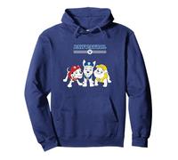 Paw Patrol Pup Trio Badge Bar Bold Outline Graphic Pullover Hoodie