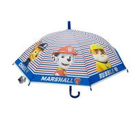 PAW PATROL PUPS RULE - Manual Dome Umbrella, 8 Panels, Metal Rods, Comfortable and Versatile, Quality and Resistance, 43 cm, Polyester Material, blue, M, Casual