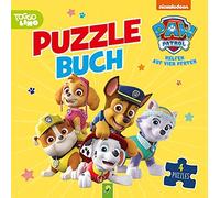 PAW Patrol Puzzlebuch: Mit 4 Puzzles a 12 Teilen, Bensch 9783849917227 New.