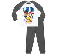 Paw Patrol Pyjamas | Boys Long Sleeve Pyjamas | Marshall, Rubble And Chase Boys PJs | Grey 7-8 Years