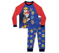 Paw Patrol Pyjamas For Boys | Rubble, Marshall, Chase Boys Pyjama Set | Long Sleeve Kids PJs | Blue 2-3 years