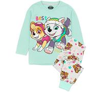 Paw Patrol Pyjamas For Girls | Kids Blue Skye Everest PJs Long Sleeve T-Shirt With Long Bottoms | Children Helicopter Rescue Nightwear 2-3 Years