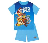 Paw Patrol Pyjamas, Marshall And Chase Boys Pyjamas, Short Sleeve Pjs For Boys, Summer Pyjama Set, Blue 18-24 Months