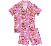 Paw Patrol Pyjamas, Skye, Liberty & Everest Girls Pyjamas, Summer Girls Pjs, Pink, 7-8 Years