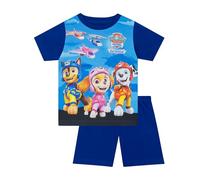 Paw Patrol Pyjamas | Skye, Marshall And Chase Boys Pyjamas | Short Sleeve Pjs For Boys | Short Pyjama Set | Blue 4-5 Years