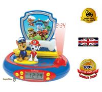 PAW PATROL Radio Ceiling Projector Digital Alarm Clock Night Light