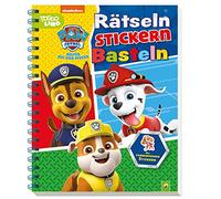 PAW Patrol - Rätseln Stickern Basteln: Mit farbenfrohen Stickern