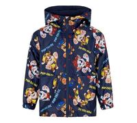 Paw Patrol Raincoat with Hood, Insulated fleece lined Jacket, Dark Blue, 18-24 Months: 92cm, Blue