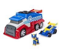 Paw Patrol Ready Race Rescue Mobile Pit Stop Team Vehicle with Sounds (6054505) - Includes Exclusive Chase Figure, Ramp, and Vehicle Launcher