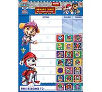 PAW Patrol Rescue Knights Reward Chart Includes 56 Sparkly Stickers, A3 Chart is Wipe-Clean