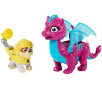 Paw Patrol, Rescue Knights Rubble and Dragon Blizzie Action Figures Set, Kids’ Toys for Ages 3 and up