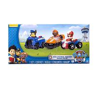 Paw Patrol Rescue Racers 3pk Vehicle Set: Chase, Zuma, Ryder